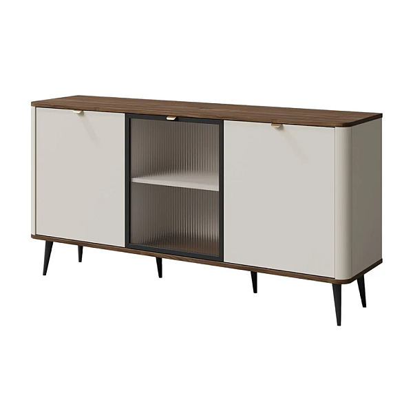 Комод MARLY REG 7 160х82х40 кашемир / орех Jurek