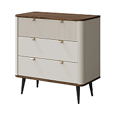 Комод MARLY REG 11 90х82х40 кашемир / орех Jurek