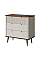 Комод MARLY REG 11 90х82х40 кашемир / орех Jurek