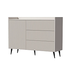Комод ADEMO REG 4 126х92х41 кашемир / кашемир Jurek