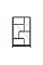 Стеллаж NET B Черный 132х75х35 NETBC Signal