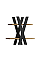 Стеллаж TIPI дуб один / черный 136x80 TIPIDWC Signal