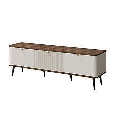 Тумба под телевизор MARLY REG 13 160х52х40 кашемир / орех Jurek