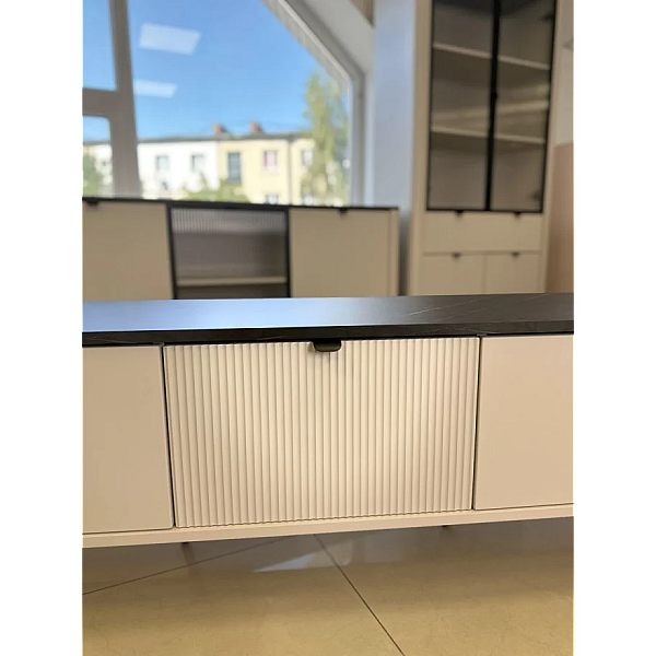 Тумба под телевизор MARLY REG 13 160х52х40 кашемир / серый Jurek
