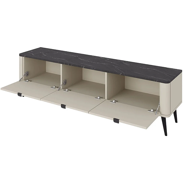 Тумба под телевизор MARLY REG 13 160х52х40 кашемир / серый Jurek