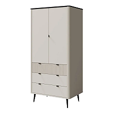 Витрина MARLY REG 1 90х191х40 кашемир / серый Jurek
