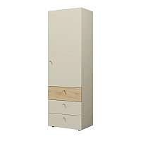 Шафа YUKI REG 4 60х185х40 сіра / бежева / дуб Jurek