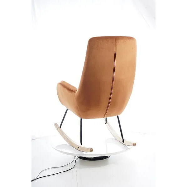 Кресло качалка Hoover Velvet Оранжевый HOOVERVP Signal