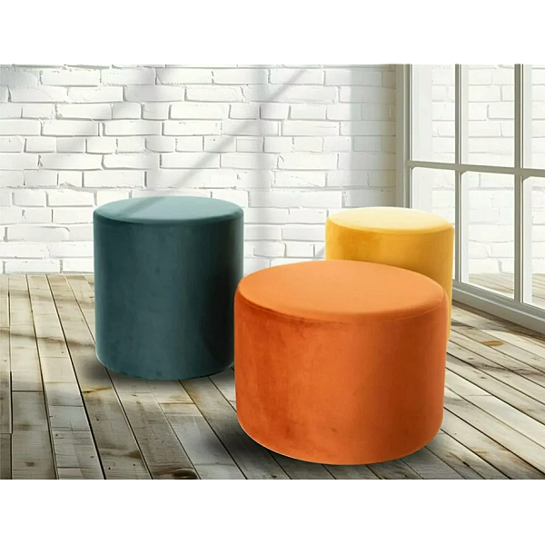 Пуф DOTI A VELVET черный BL.19 d.43 DOTIAV19 Signal