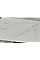 Обеденный раскладной стол GILBERT CERAMIC 160(240)*90 белый мат/черный Intarsio