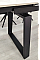 Стол обеденный раскладной BERNARD CERAMIC 140(200)*90 белый мат/черный Intarsio