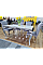 Обеденный стол PRINCE CERAMIC 150*90 белый CALACATTA/хром PRINCEBCH150 Signal