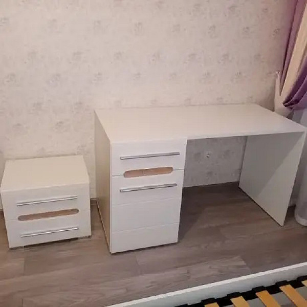 Стіл Б'янко Білий / Дуб сонома Світ Меблів