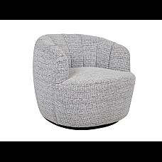 Поворотне крісло "Верона" сніжний графіт Vetro Mebel