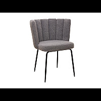 Стул M-200 серый + черный Vetro Mebel