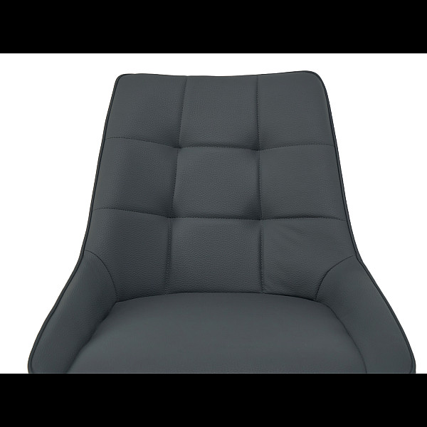 Стілець M-75 сірий + чорний Vetro Mebel