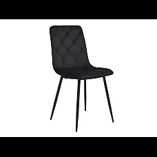 Стілець N-41 чорний велюр + чорний Vetro Mebel