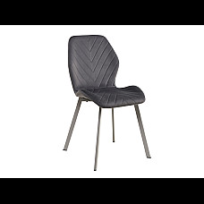Стілець N-54 темно-сірий велюр + сірий Vetro Mebel