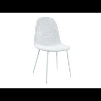Стілець N-160 айворі букле + білий Vetro Mebel