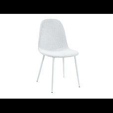 Стілець N-160 айворі букле + білий Vetro Mebel
