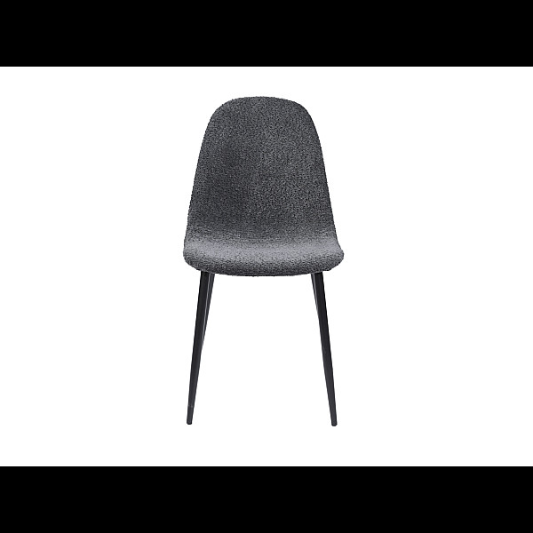 Стілець N-160 попільний букле + чорний Vetro Mebel