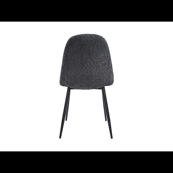 Стілець N-160 попільний букле + чорний Vetro Mebel