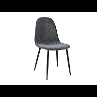 Стілець N-160 попільний букле + чорний Vetro Mebel