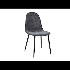 Стілець N-160 попільний букле + чорний Vetro Mebel
