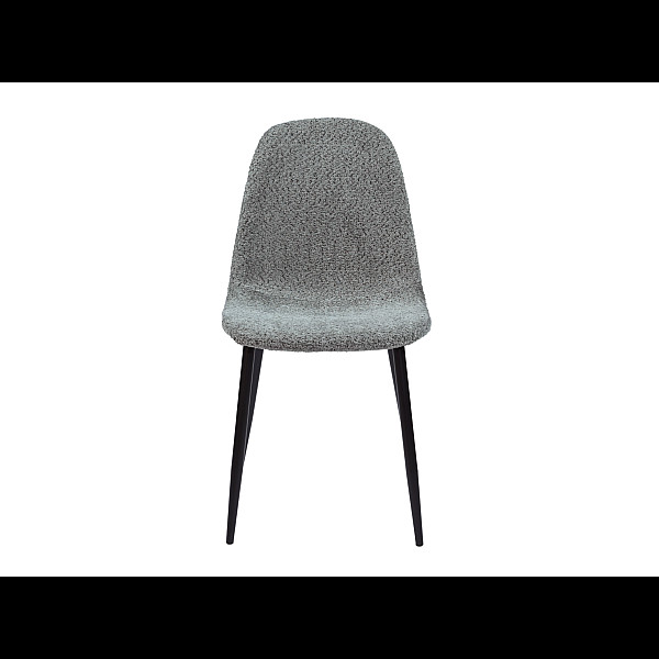 Стілець N-160 сірий букле + чорний Vetro Mebel