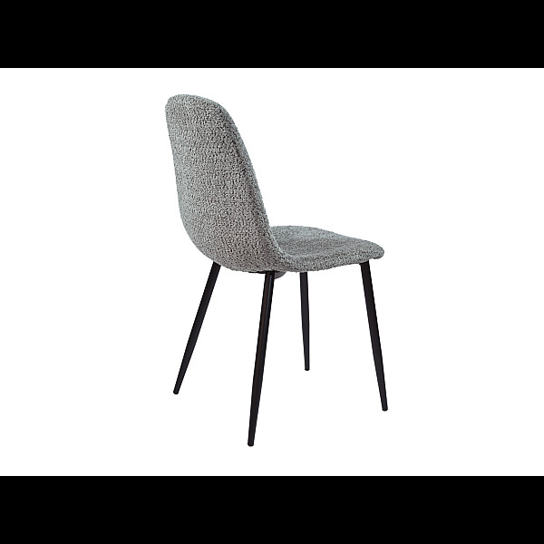 Стілець N-160 сірий букле + чорний Vetro Mebel
