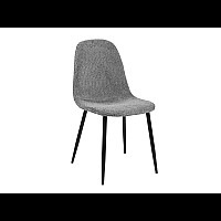 Стілець N-160 сірий букле + чорний Vetro Mebel