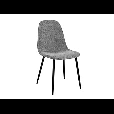 Стілець N-160 сірий букле + чорний Vetro Mebel
