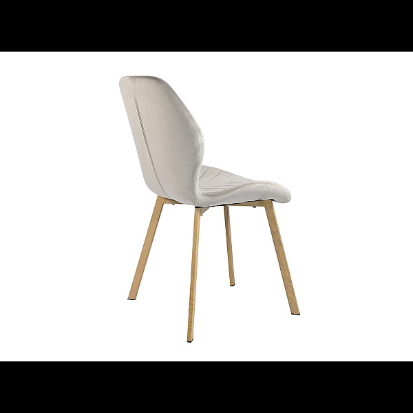 Стілець N-54 капучино велюр + дуб Vetro Mebel