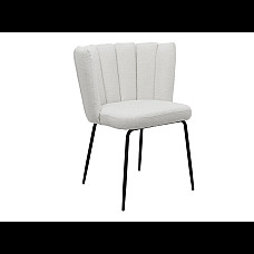 Стілець M-200 айворі букле + чорний Vetro Mebel
