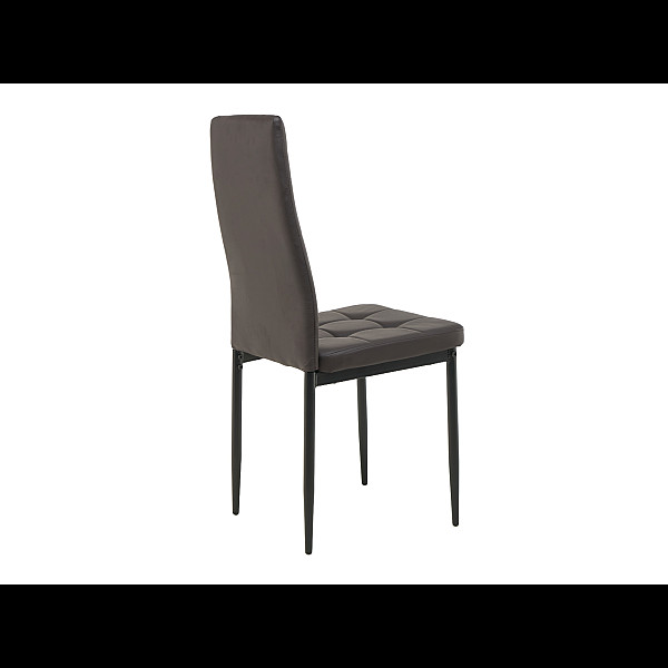 Стілець N-66-2 коричневий + чорний Vetro Mebel