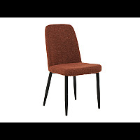 Стілець N-44 теракотовий + чорний Vetro Mebel