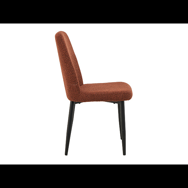 Стілець N-44 теракотовий + чорний Vetro Mebel