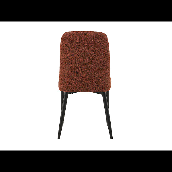 Стілець N-44 теракотовий + чорний Vetro Mebel
