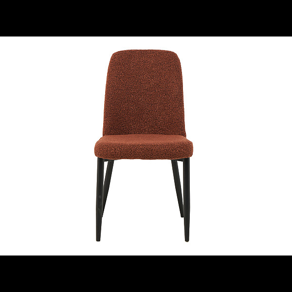 Стілець N-44 теракотовий + чорний Vetro Mebel