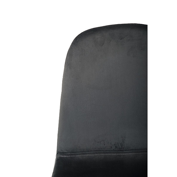 Стілець M-10 сірий велюр + білий Vetro Mebel