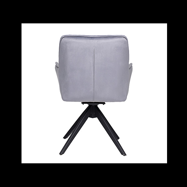 Стілець поворотний R-68 сірий + чорний Vetro Mebel
