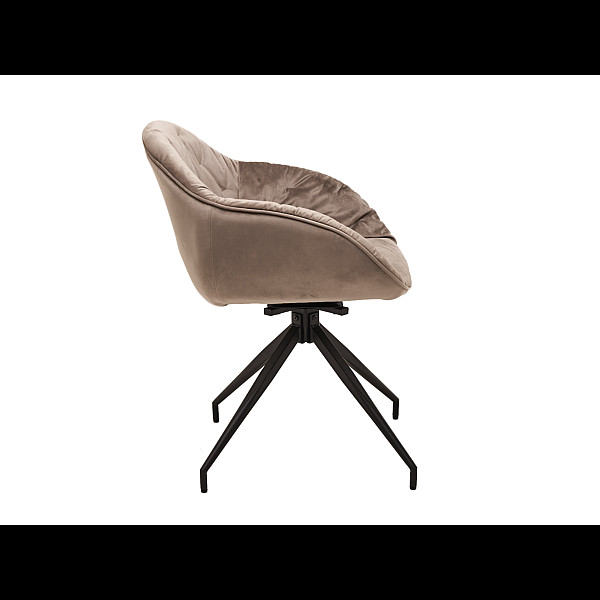 Стілець поворотний R-145 капучино + чорний Vetro Mebel