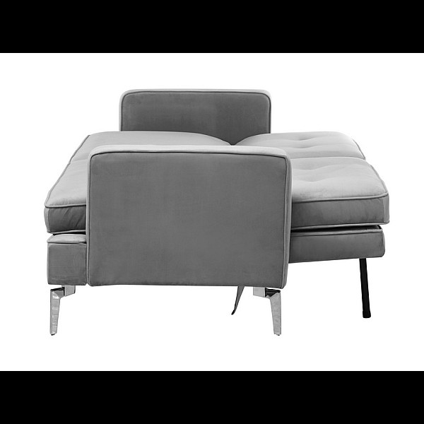 Софа розкладна "Амелі" платиновий + срібло Vetro Mebel
