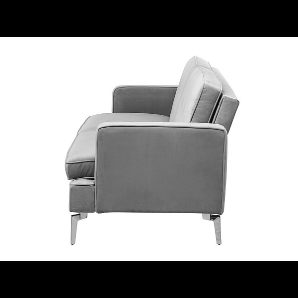 Софа розкладна "Амелі" платиновий + срібло Vetro Mebel