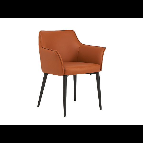 Стул M-90 терракотовый + черный Vetro Mebel