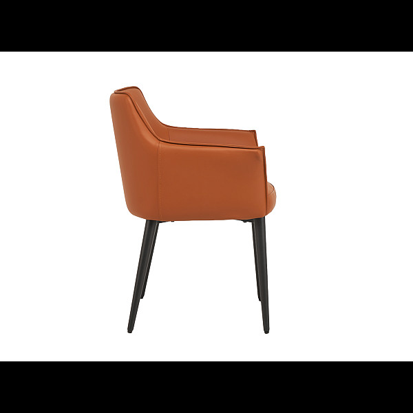 Стул M-90 терракотовый + черный Vetro Mebel