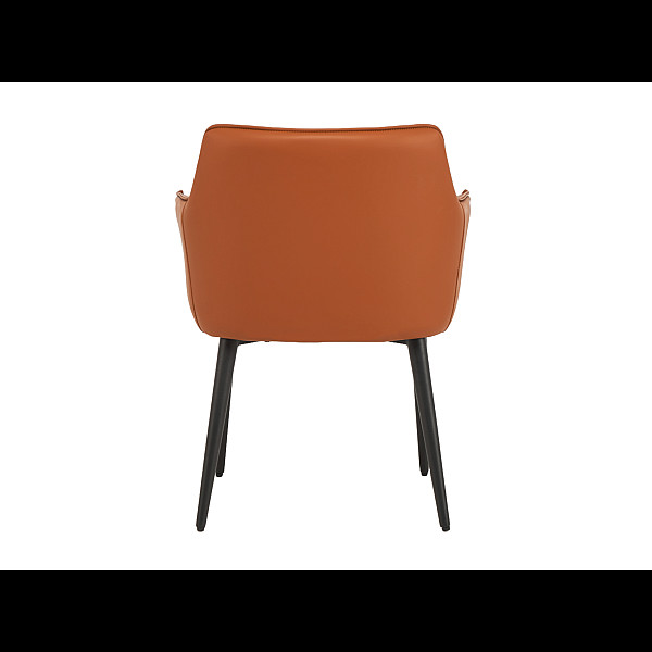 Стул M-90 терракотовый + черный Vetro Mebel