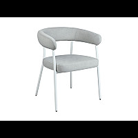 Стілець M-230 устричний + білий Vetro Mebel