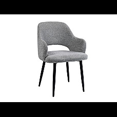 Стілець M-234 холодний сірий + чорний Vetro Mebel