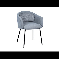 Стілець M-242 туманний сірий + чорний Vetro Mebel